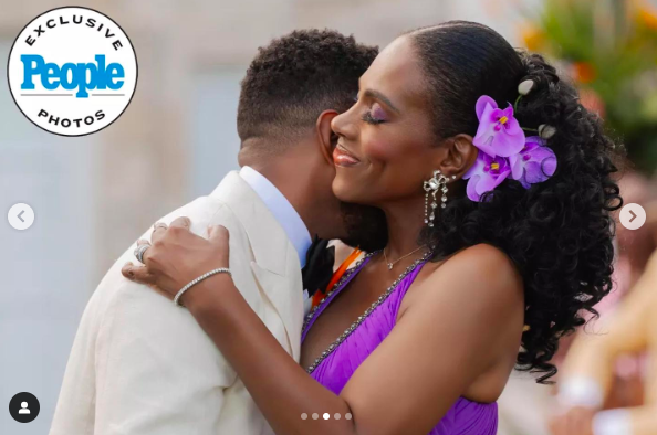 Sheryl Lee Ralph and Etienne Maurice sharing an embrace on the day of Etienne's wedding, posted on July 13, 2024 | Source: Instagram/walkgoodetienne and wash news