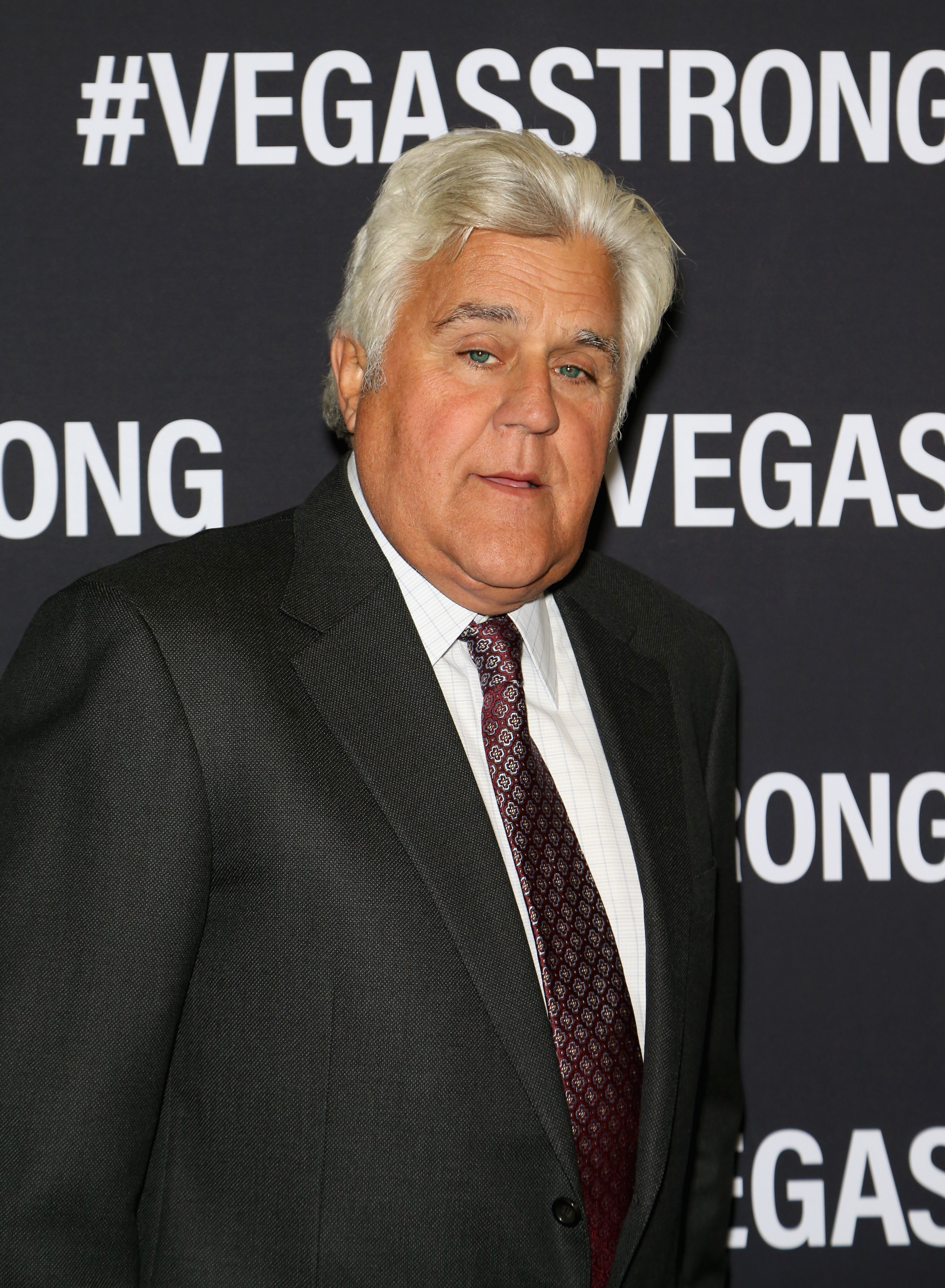 Jay Leno poses at the Vegas Strong Benefit Concert at T-Mobile Arena to support victims of the October 1 tragedy on the Las Vegas Strip on December 1, 2017, in Las Vegas, Nevada | Source: Getty Images