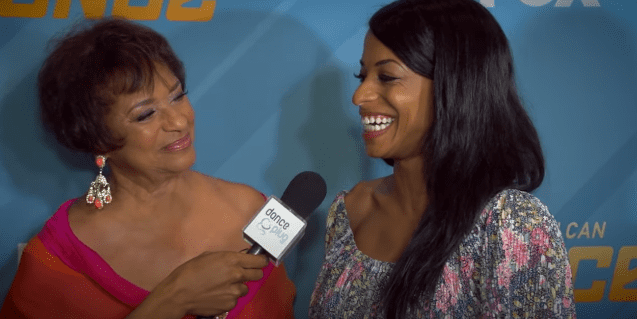 Debbie Allen and Vivian nixon during an interview at the "So You Think You Can Dance" finale. | Source: YouTube.com/DancePlug
