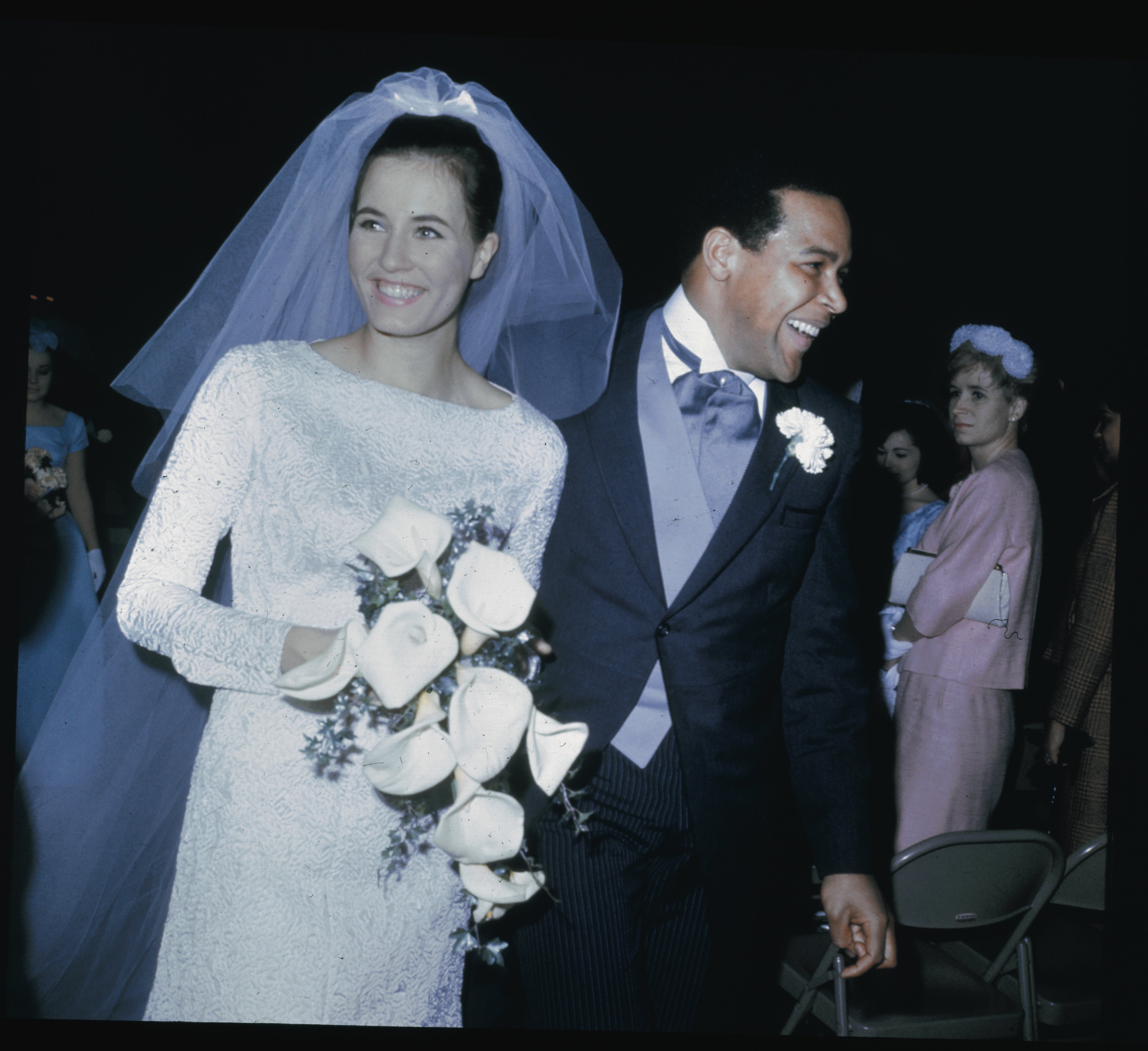 Chubby Checker and his wife Catharina Lodders on their wedding day in New Jersey 1964. | Source: Getty Images 