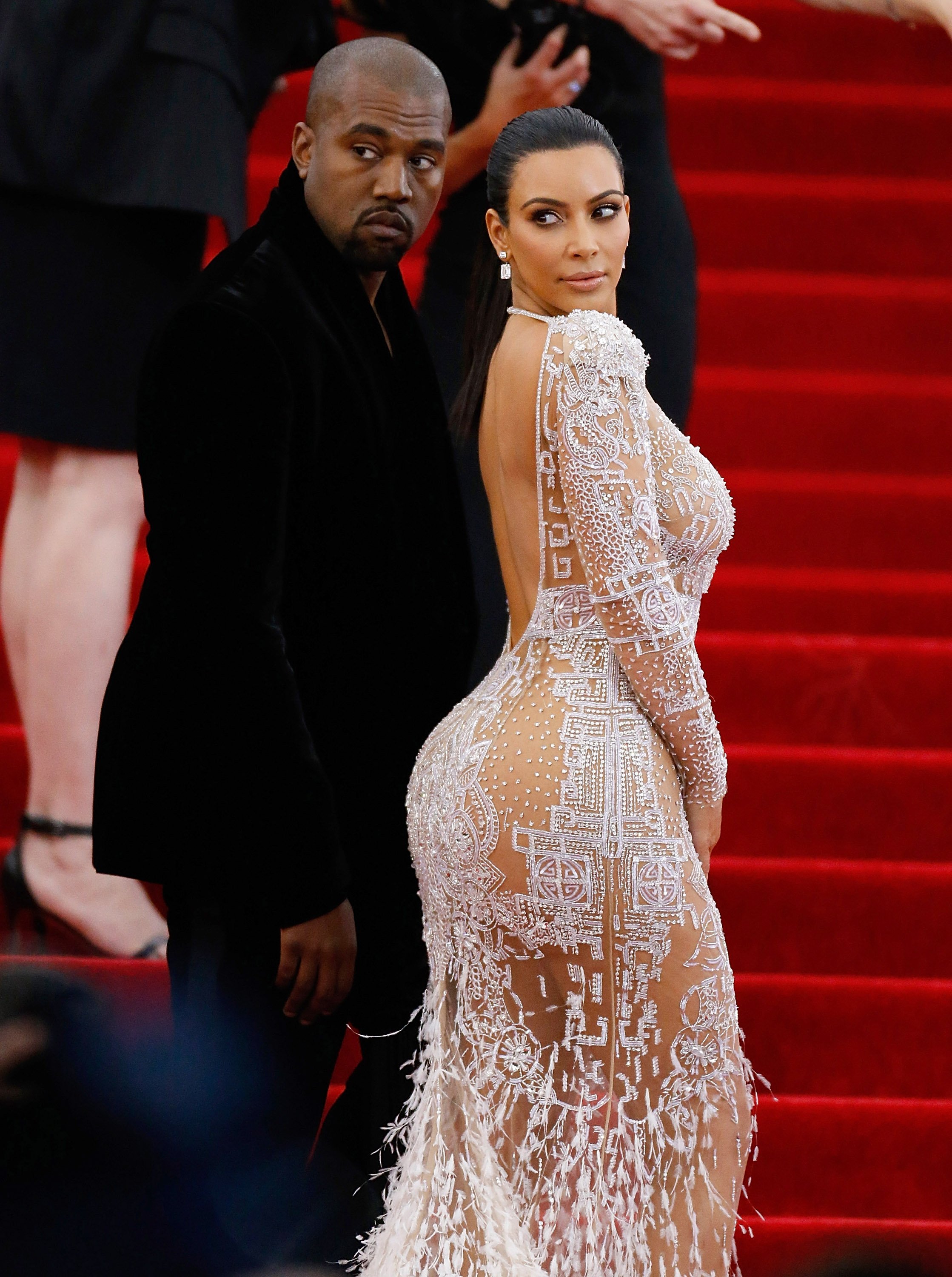Kanye West and Kim Kardashian attend "China: Through The Looking Glass" Costume Institute Benefit Gala | Source: Getty Images