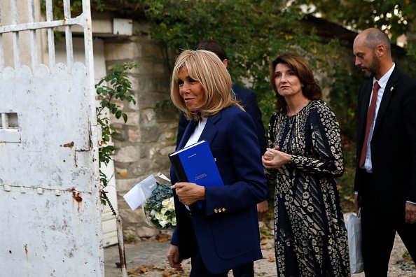 Brigitte Macron visite le Château de By à Thomery, en dehors de Paris, le 20 septembre 2019. | Photo : Getty Images