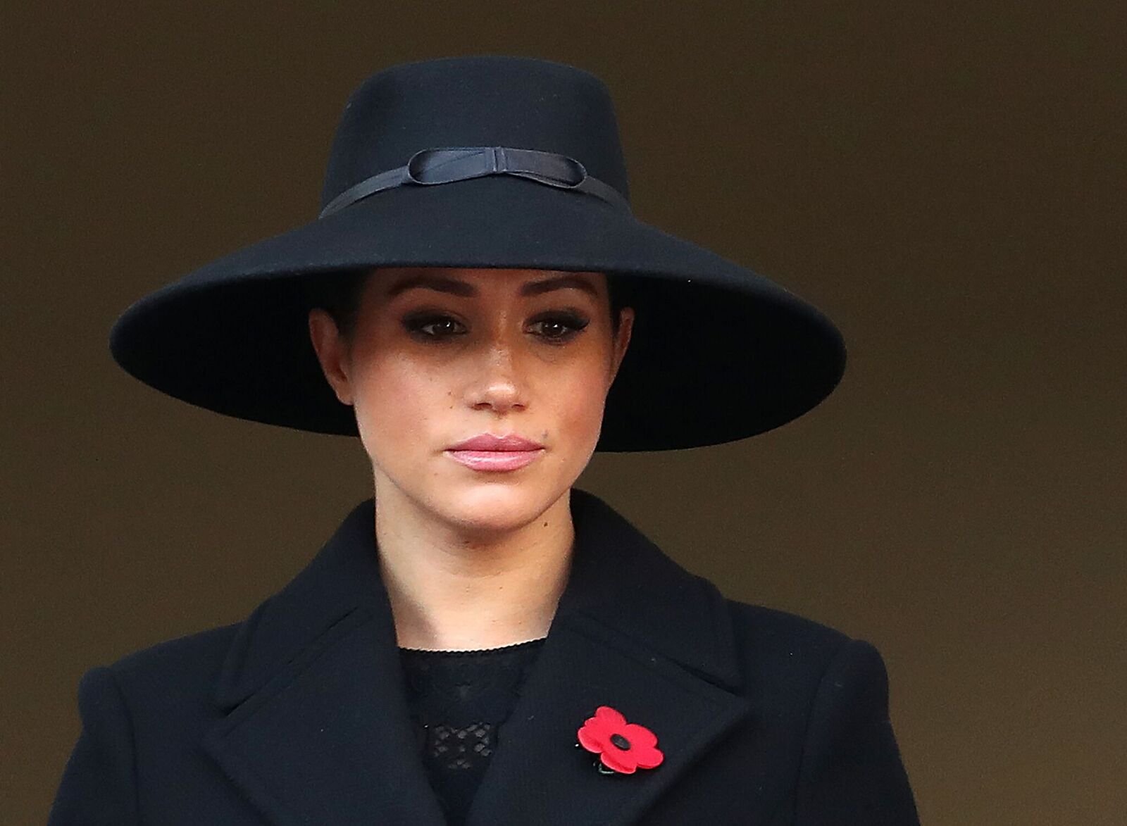 Duchess Meghan at the annual Remembrance Sunday memorial on November 10, 2019, in London, England | Photo: Chris Jackson/Getty Image