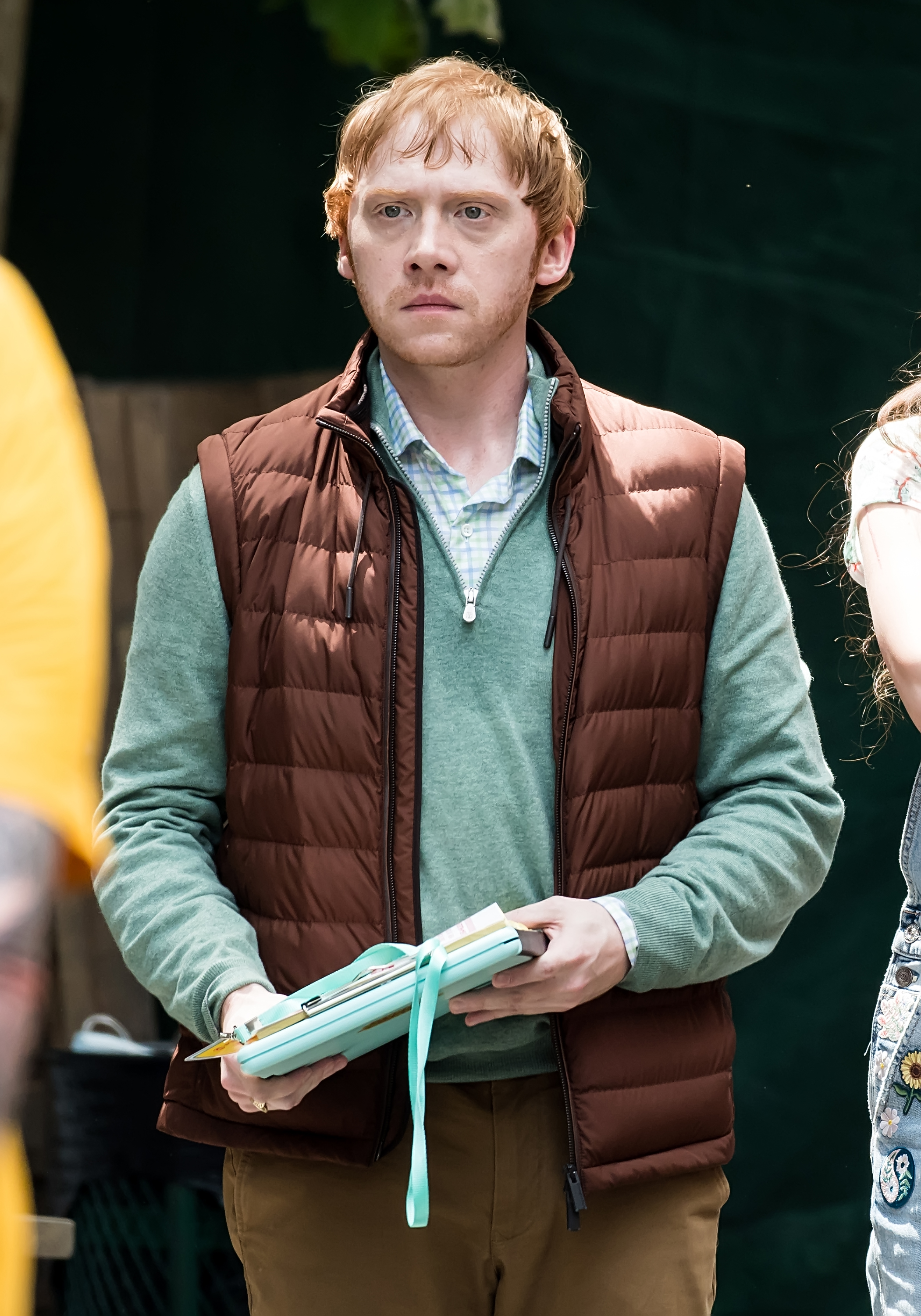 Rupert Grint while filming "Servant" in Philadelphia, Pennsylvania on June 9, 2021 | Source: Getty Images
