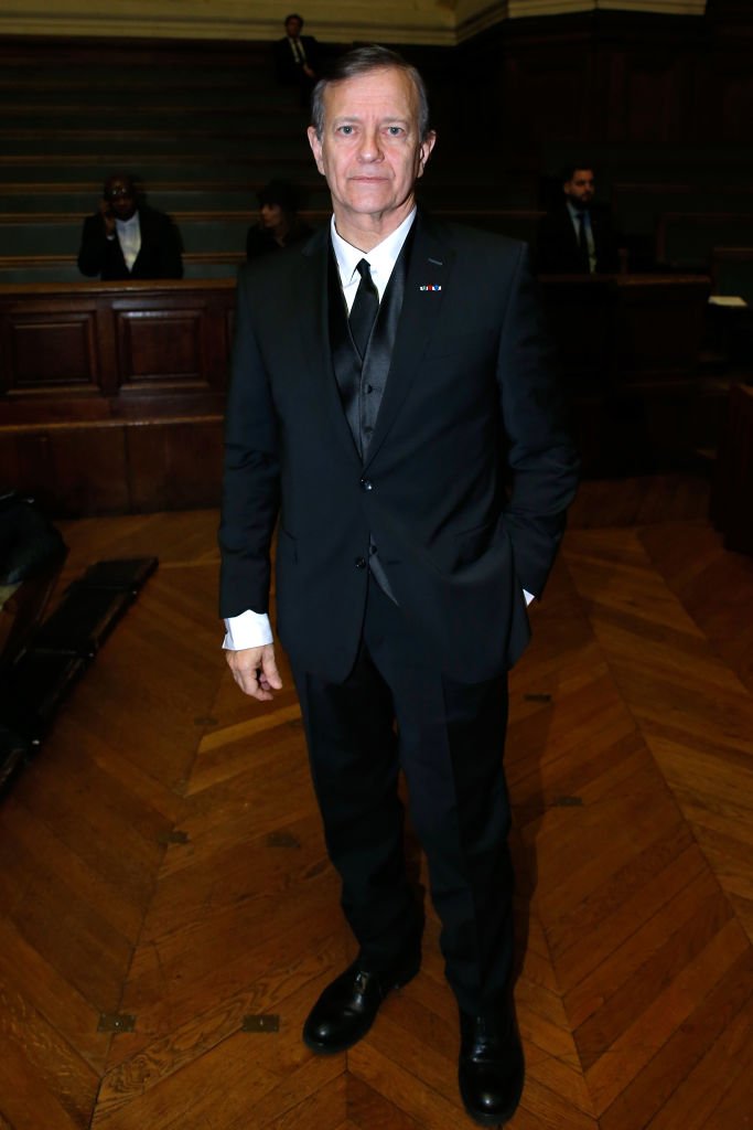 Francis Huster le 29 janvier2018 à Paris. l Source : Getty Images