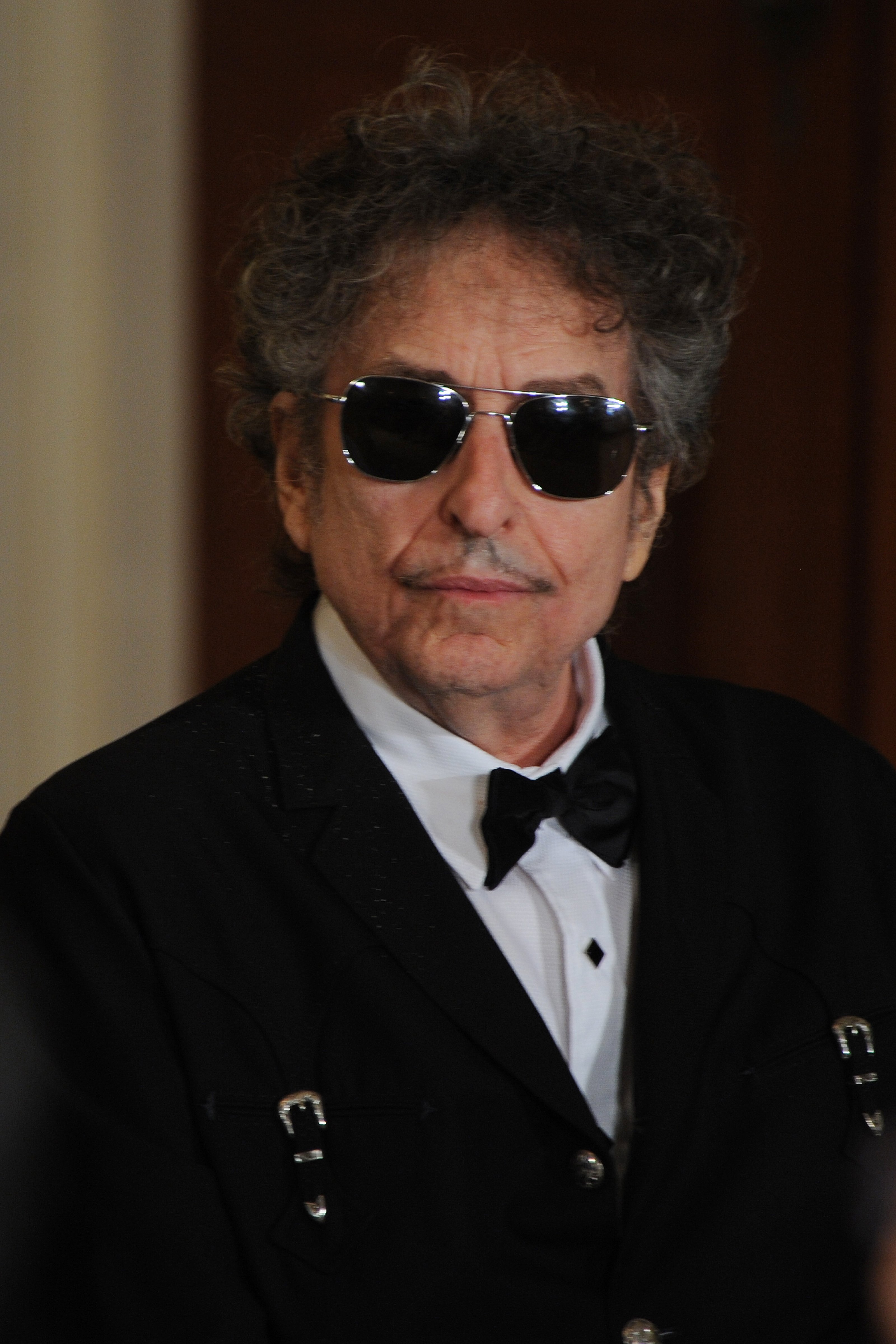Bob Dylan when he received the Presidential Medal of Freedom in 2012 | Source: Getty Images