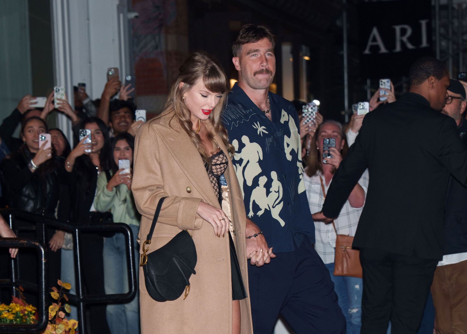 Taylor Swift and Travis Kelce photographed on October 11, 2024, in New York. | Source: Getty Images