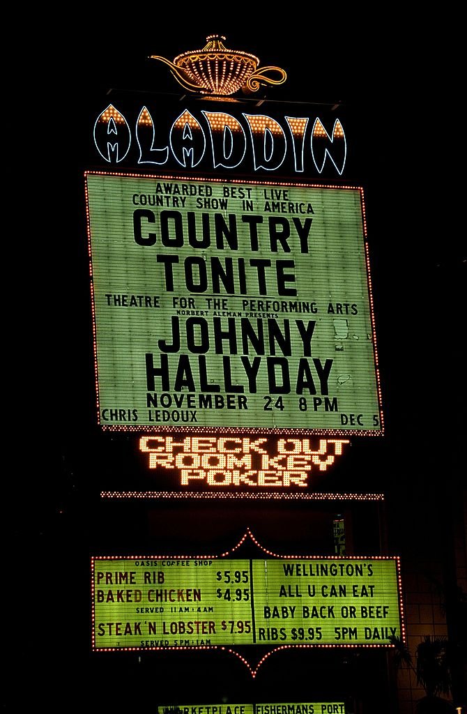 La bande d'annonce du concert de Johnny Hallyday à Las Vegas. | Photo : Getty Images