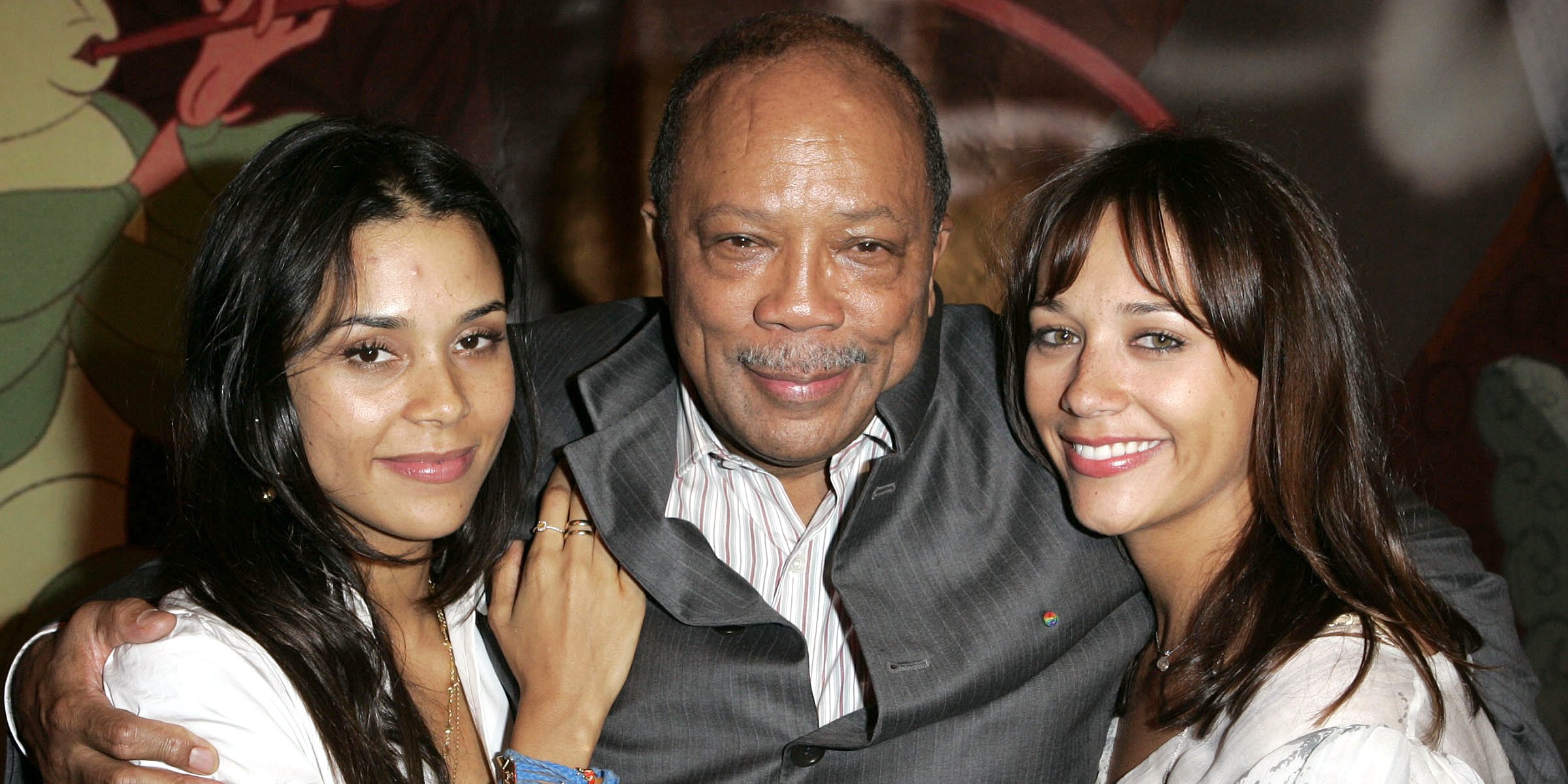 Kidada, Quincy and Rashida Jones | Source: Getty Images