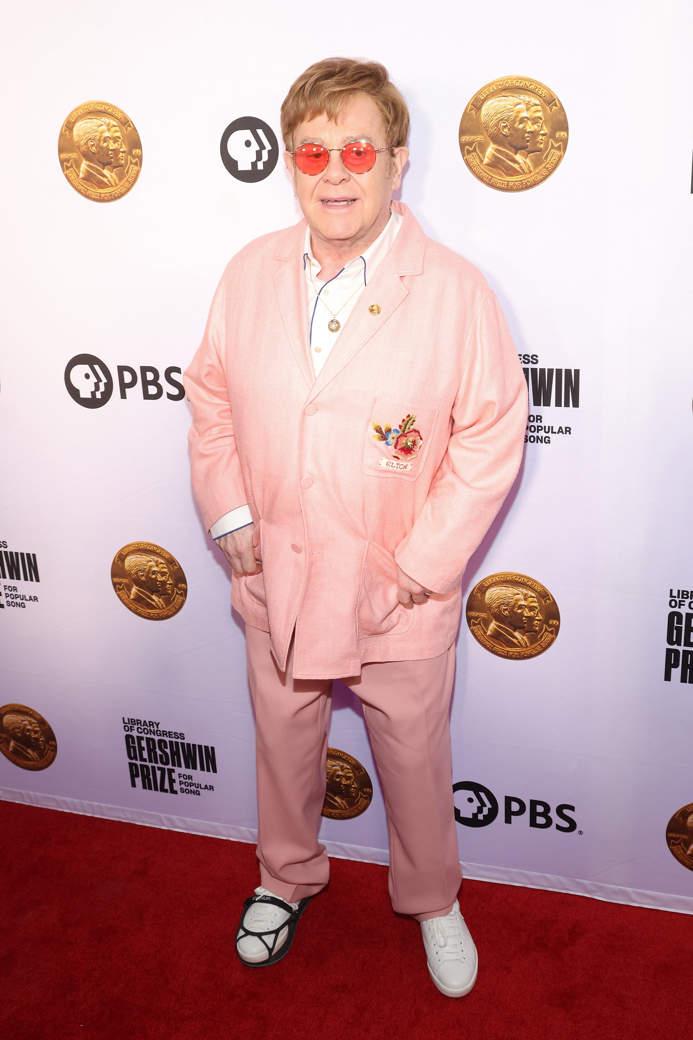 Elton John attends the 2024 Gershwin Prize on March 20, 2024 in Washington, DC | Source: Getty Images