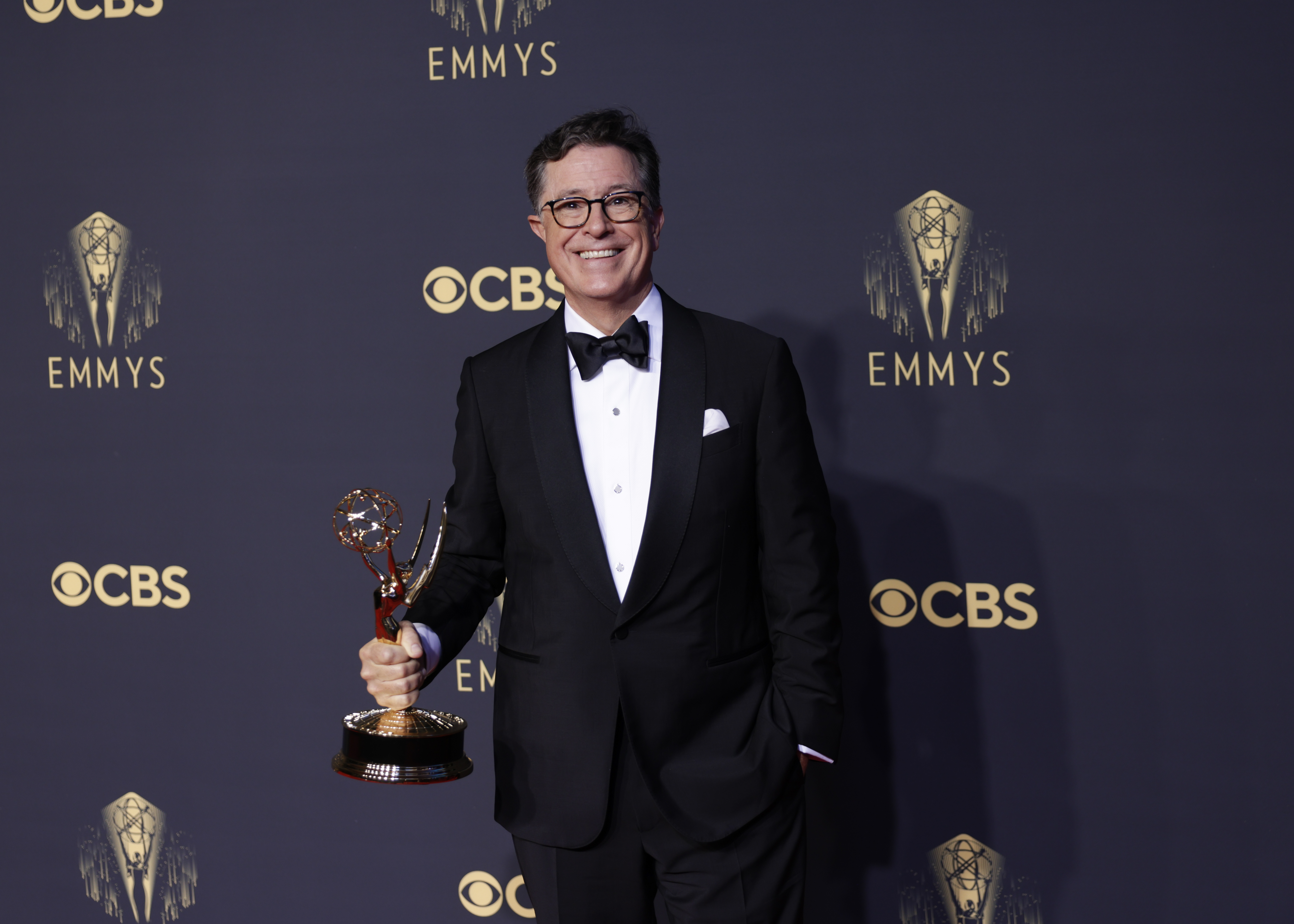 Stephen Colbert at the 73rd Emmy Awards on September 19, 2021, in Los Angeles | Source: Getty Images