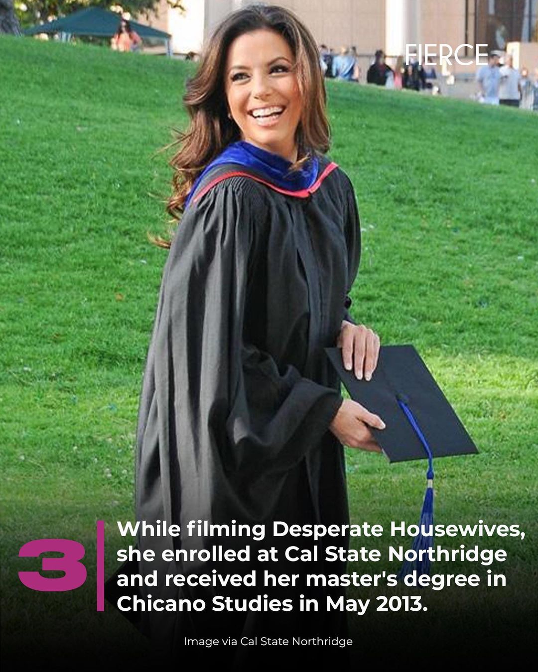 Eva Longoria after graduating with her Master's degree in Chicano Studies, from an Instagram post dated, May 1, 2024. | Source: Instagram/fiercebymitu/