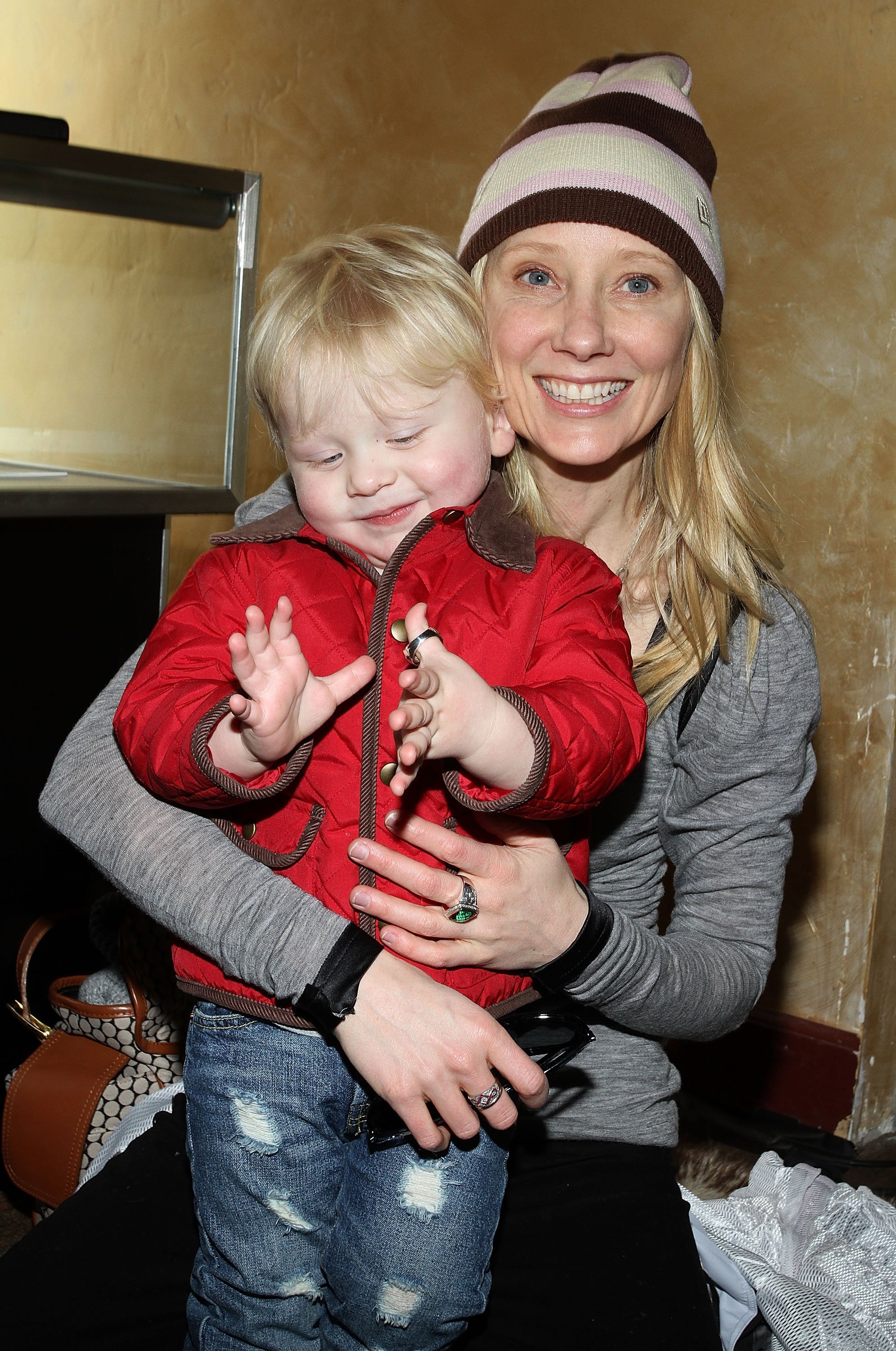 Anne Heche and Atlas Heche Tupper attend the TR Suites at the Gateway Center on January 22, 2011 in Park City, Utah | Source: Getty Images 