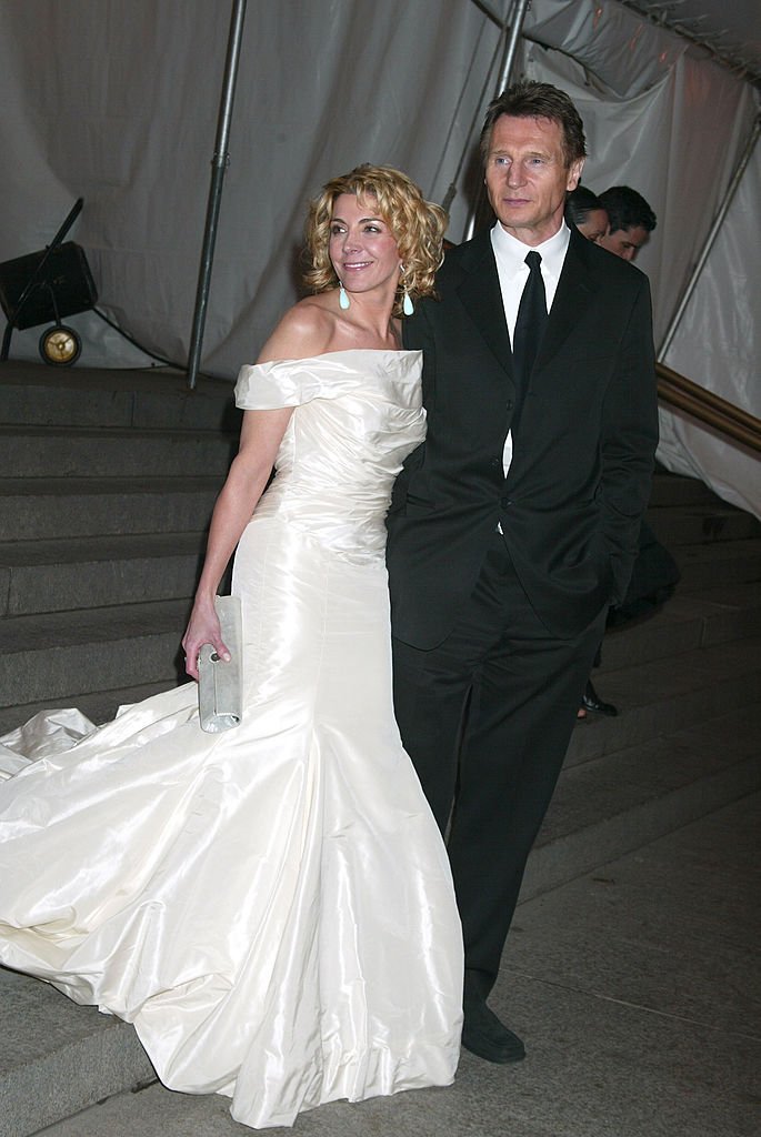 Natasha Richardson and Liam Neeson during The Costume Institute's Gala Celebrating "Chanel" at The Metropolitan Museum of Art in New York City, New York. / Source: Getty Images