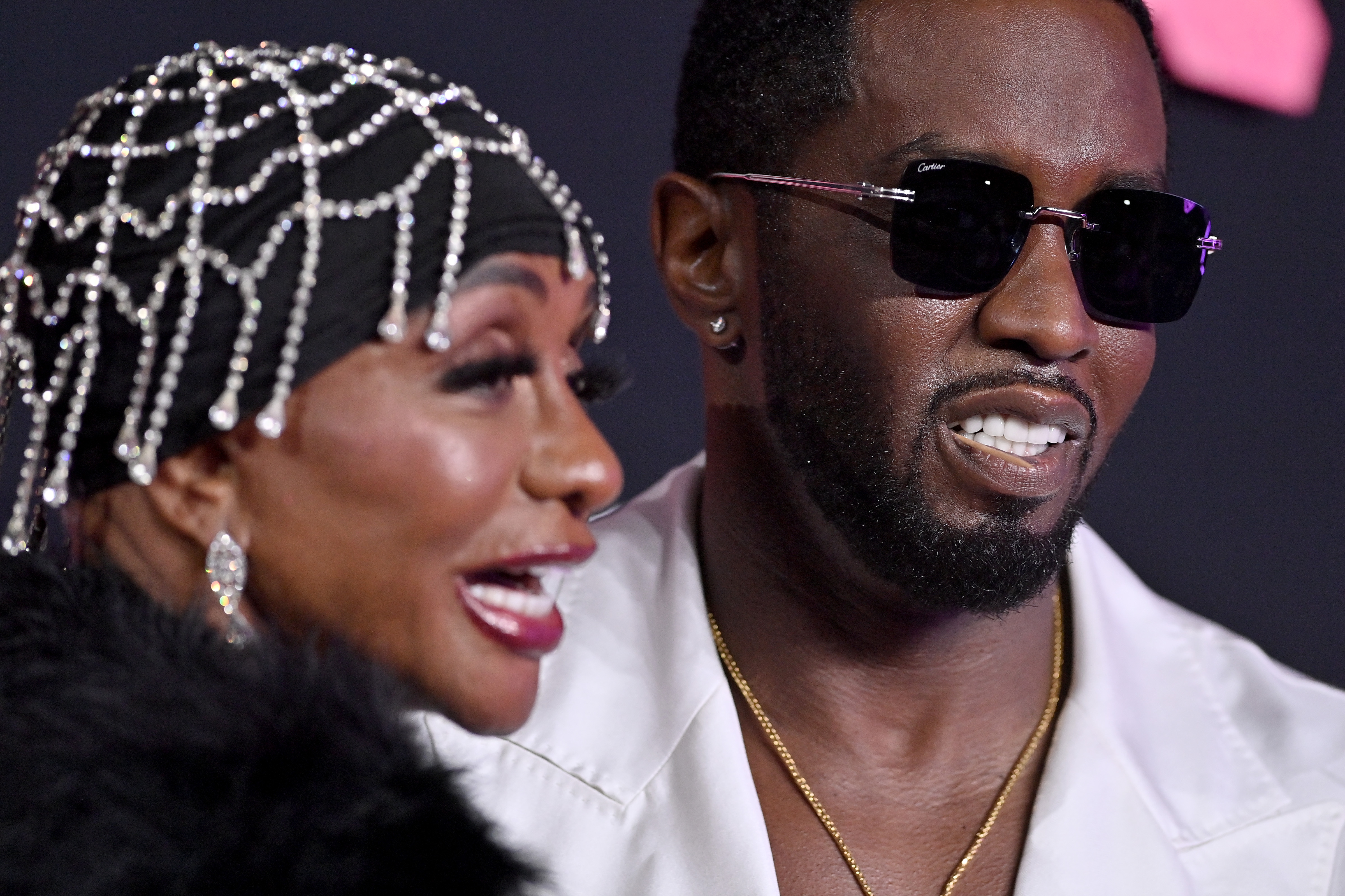 Janice Combs and Sean "Diddy" Combs attend the 2023 MTV Video Music Awards in Newark, New Jersey | Source: Getty Images
