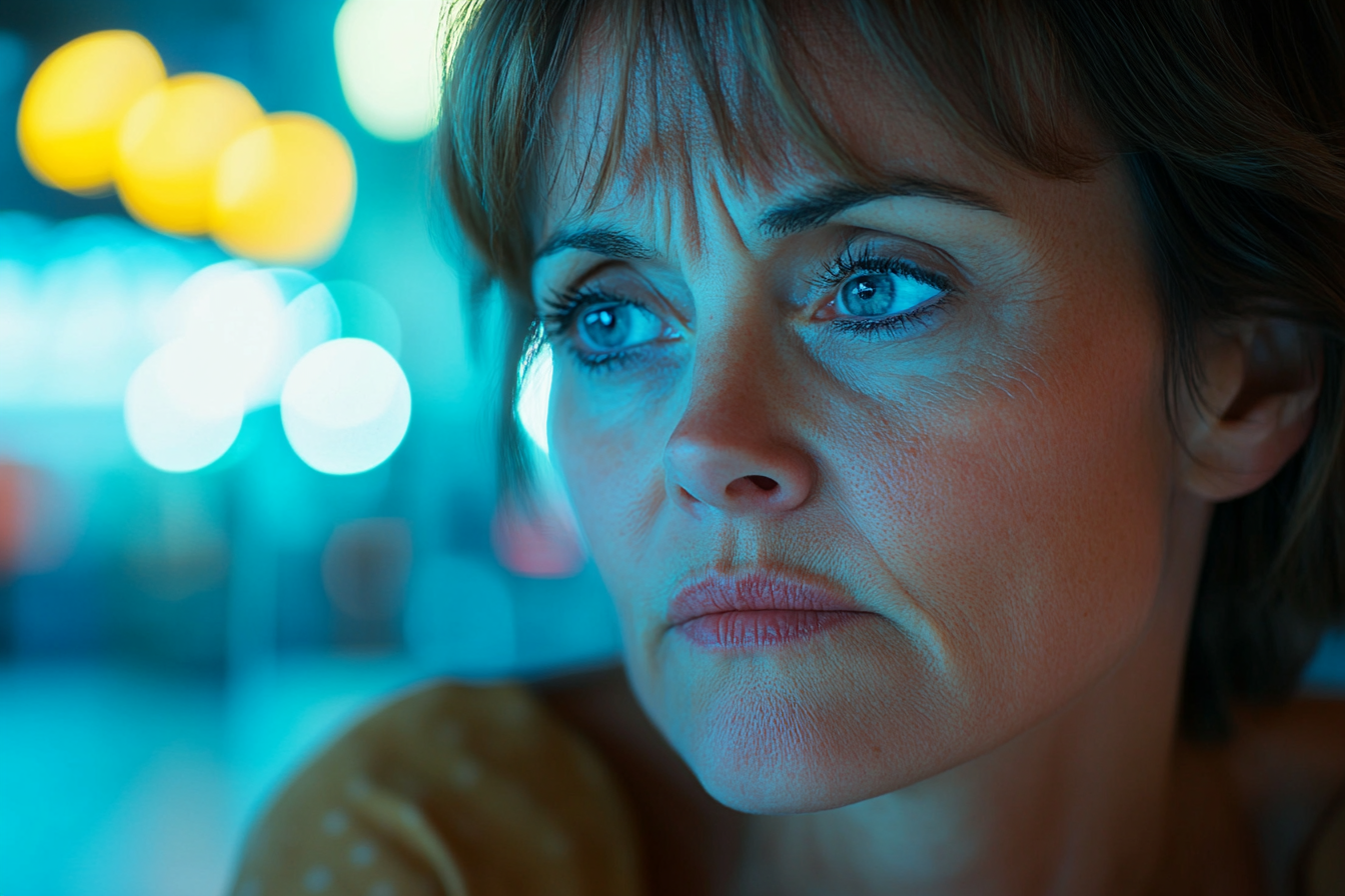 A woman sitting in a restaurant | Source: Midjourney