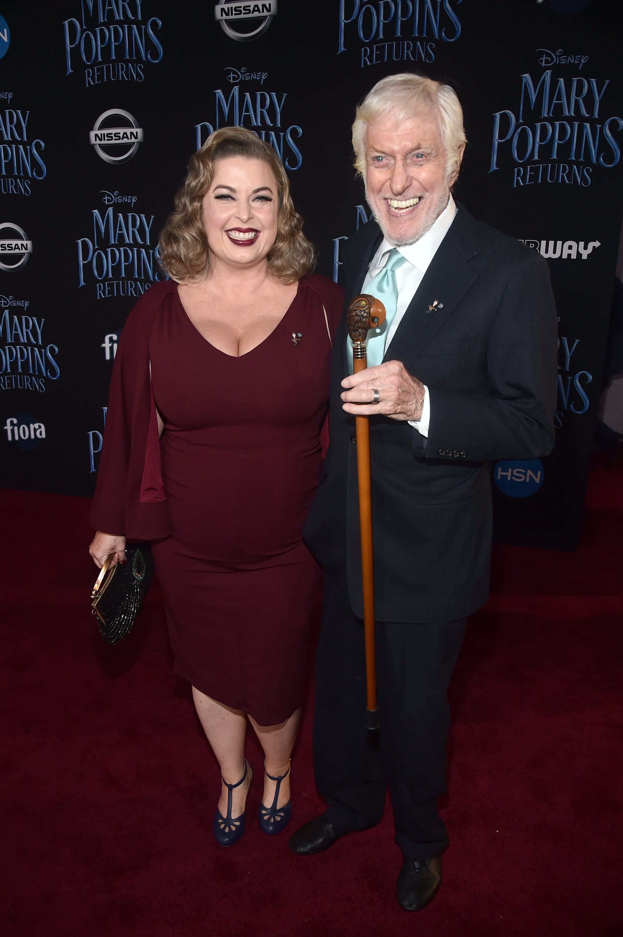 Arlene Silver and Actor Dick Van Dyke attend Disney's 'Mary Poppins Returns' World Premiere at the Dolby Theatre on November 29, 2018, in Hollywood, California. | Source: Getty Images