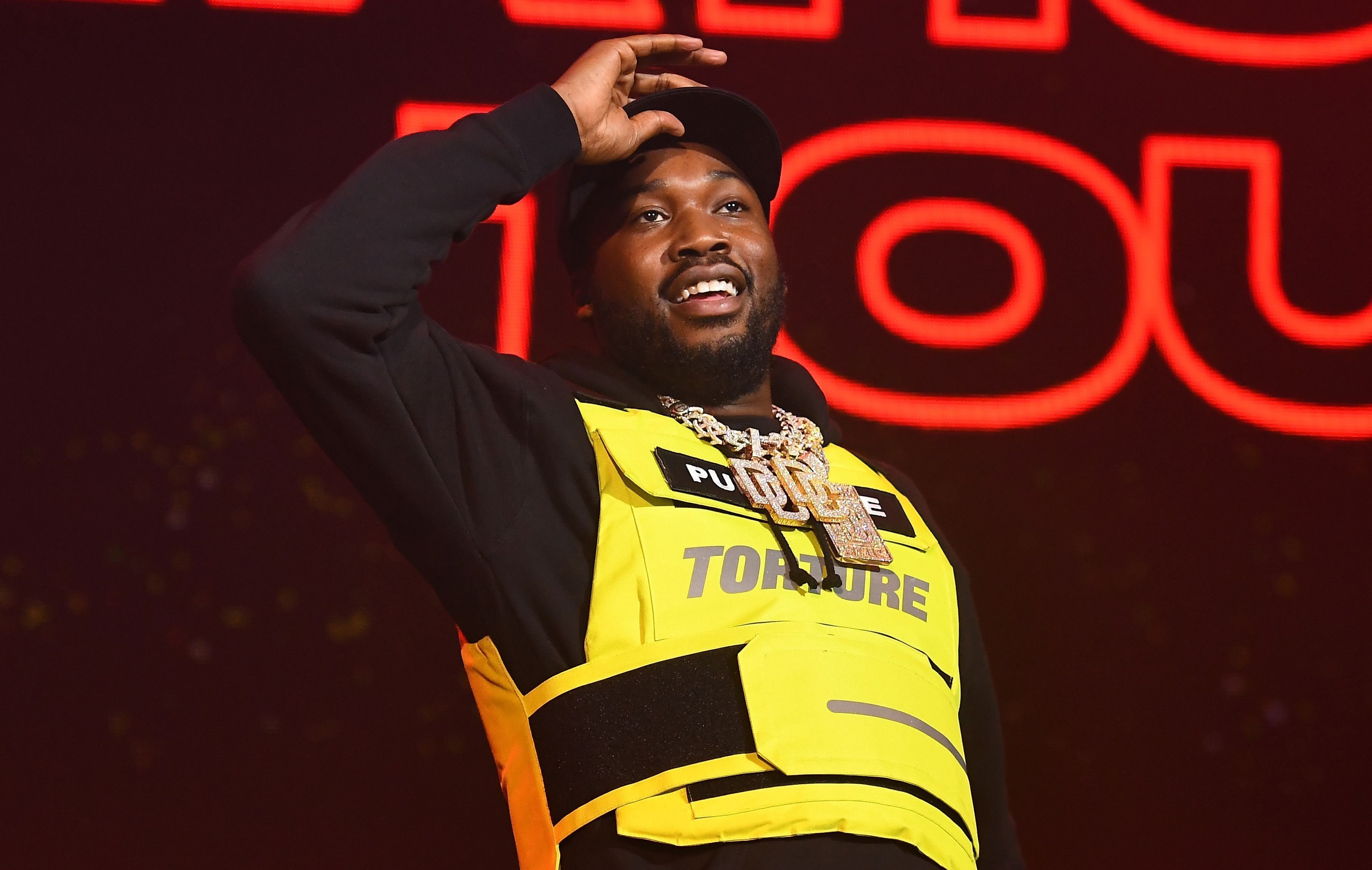 Meek Mill performs in Atlanta, Georgia in March 2019 at The Motivation Tour | Source: Getty Images