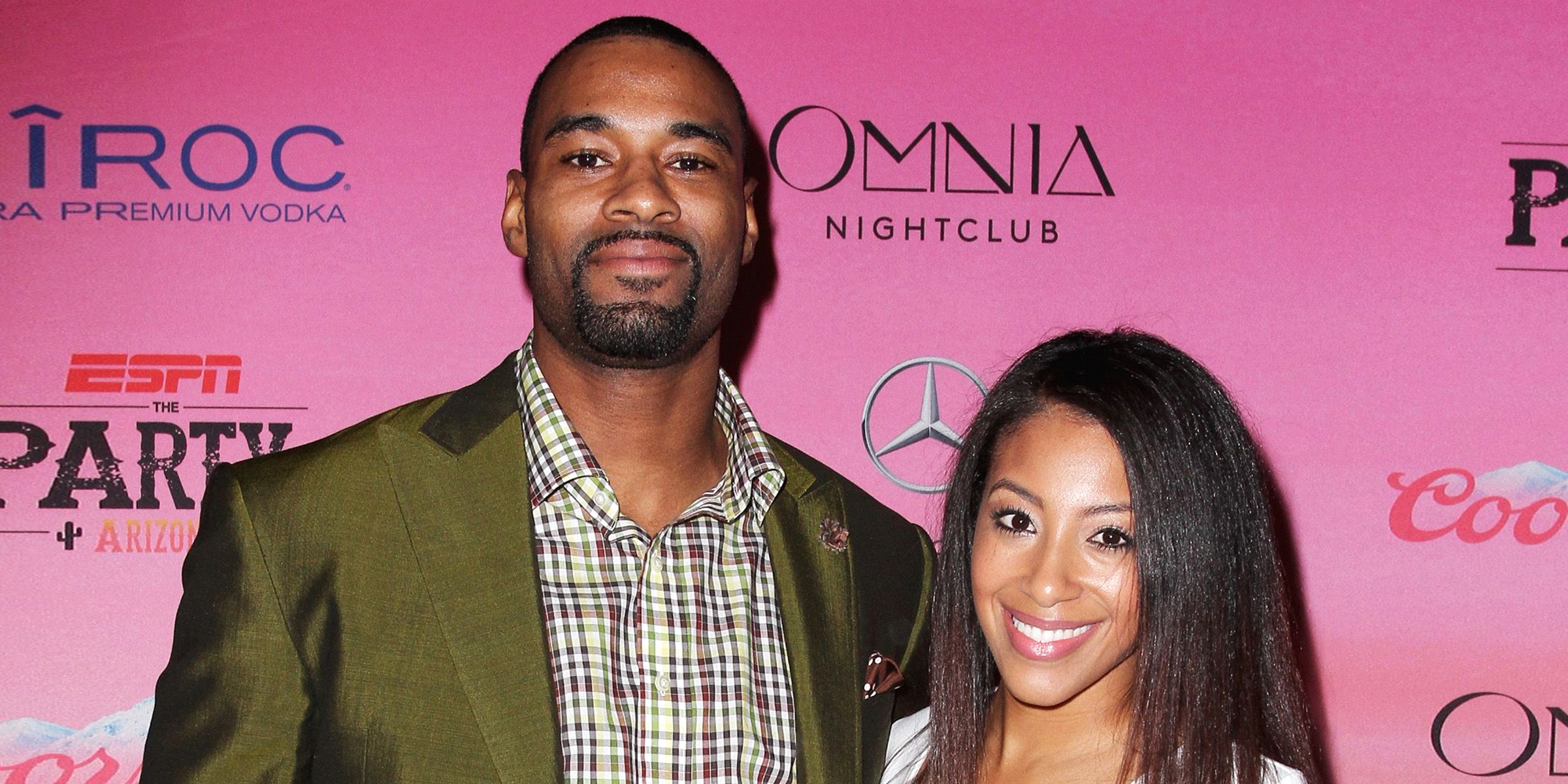 Calvin Johnson Jr. and Brittney McNorton | Source: Getty Images