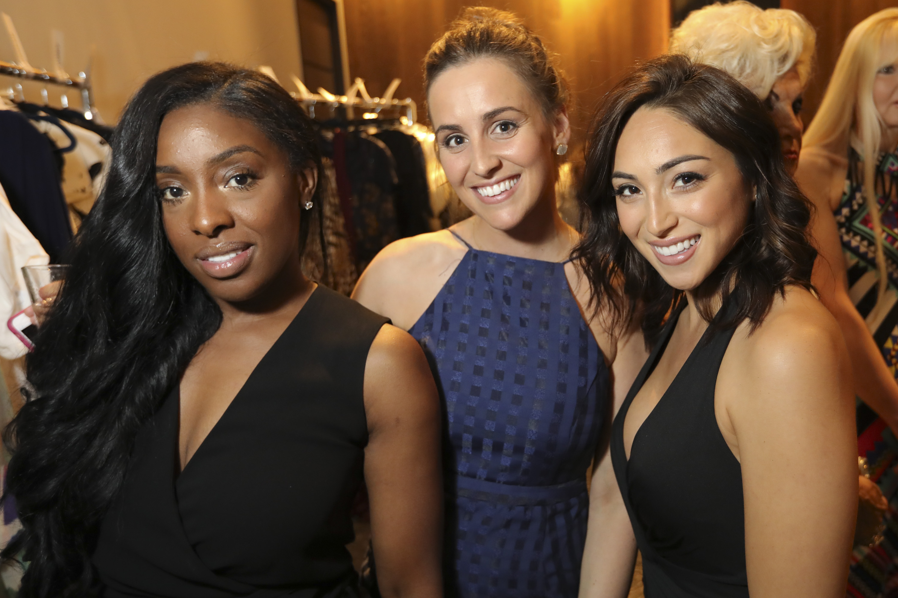 Jennifer Schmitt Belichick (center) is pictured with Chantel Mayo (left) and Ciera Liguori before her recent legal case and Instagram response put her back in the headlines. | Source: Getty Images