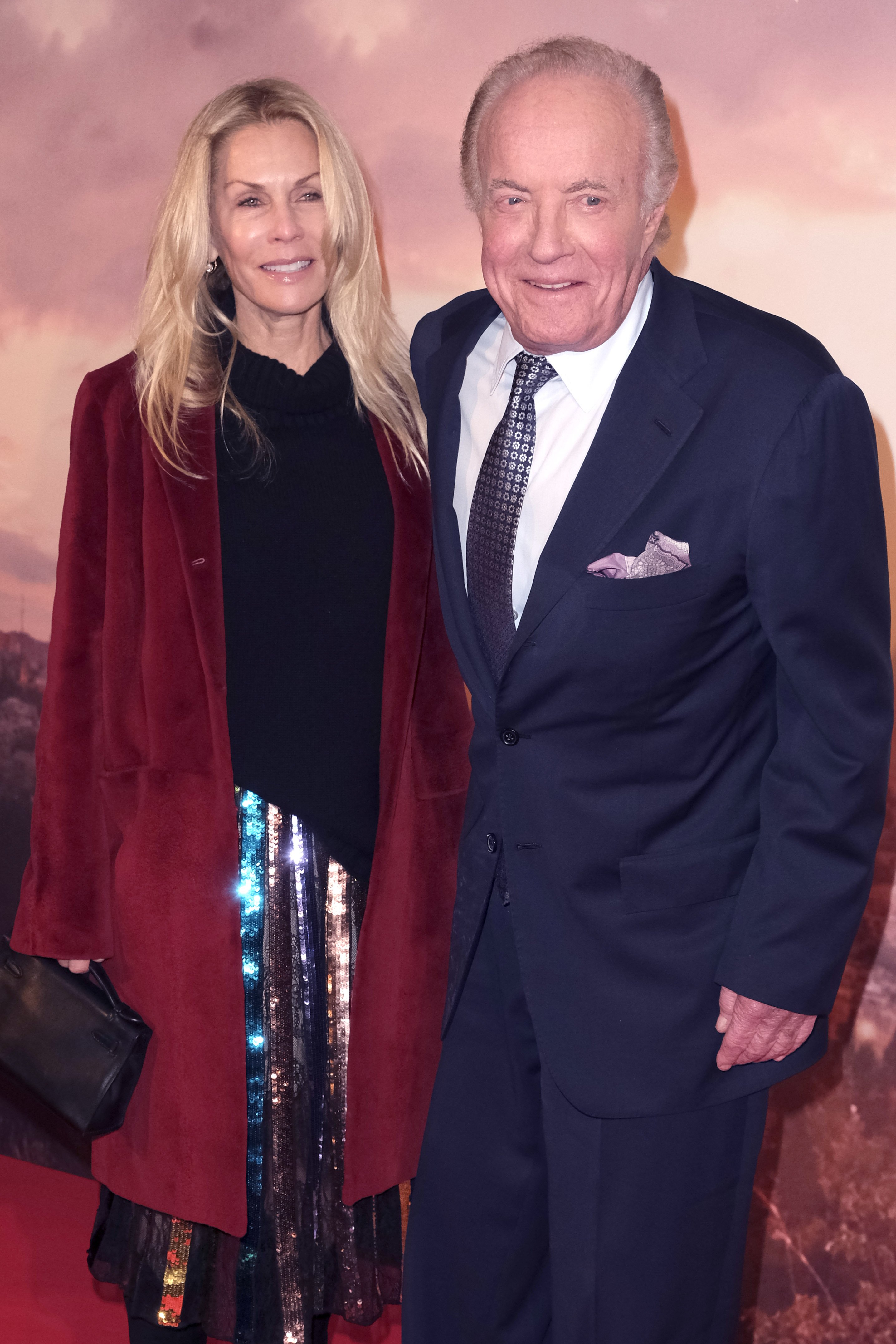 James Caan and Linda Stokes attending "Holy Lands" Paris premiere at Cinema UGC Normandie on December 04, 2018 in Paris, France. / Source: Getty Images