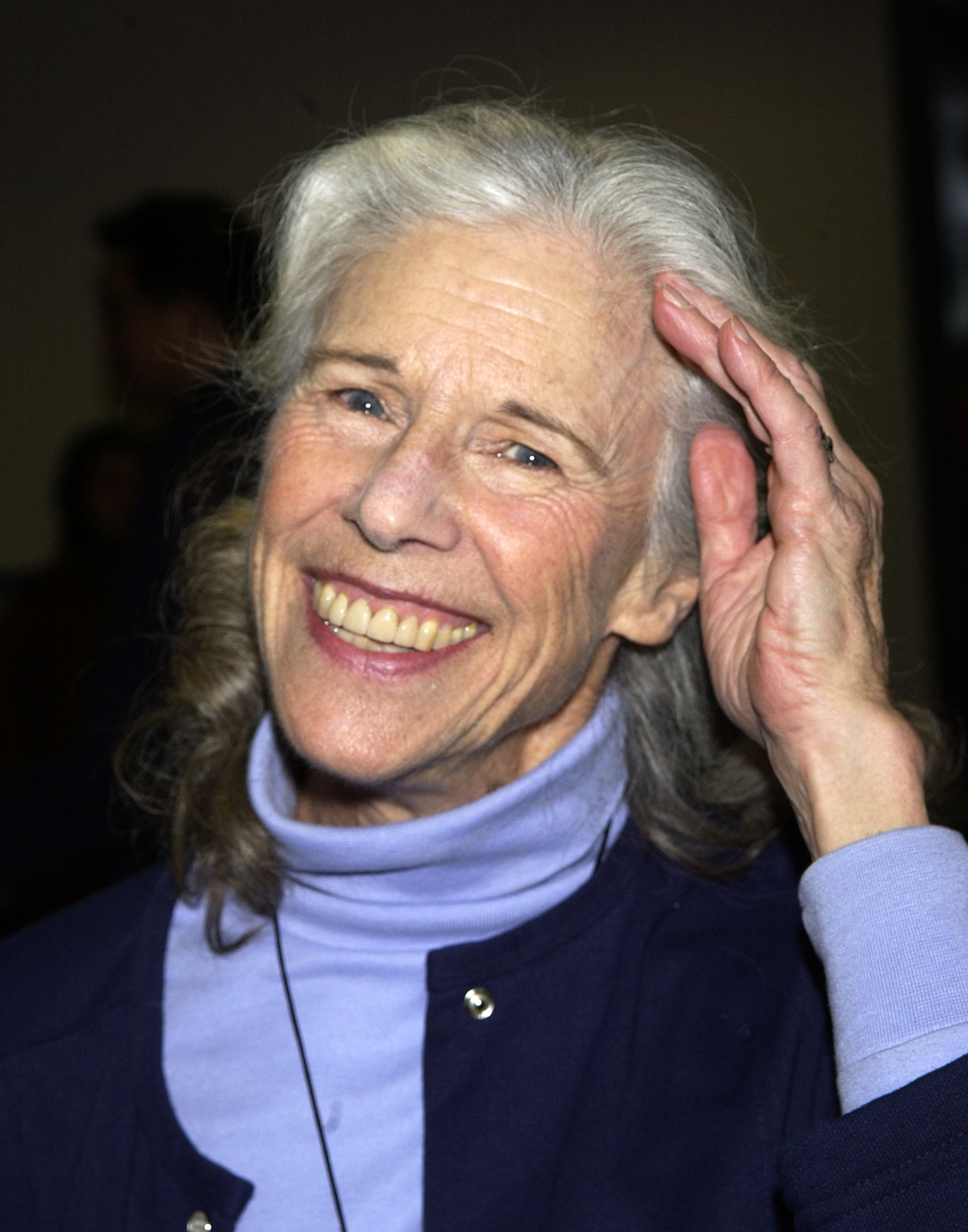 Frances Sternhagen at the premiere of "The Laramie Project" in New York City in 2002 | Source: Getty Images