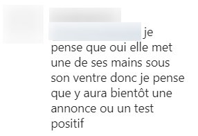 Commentaire d'une fan sur la photo de Amandine. | Photo : Instagram / famille.pellissard.tf1