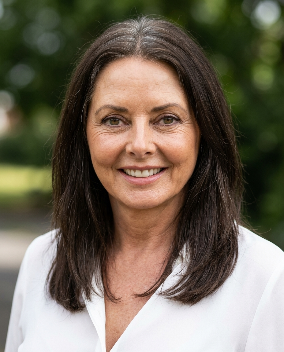 The AI-generated image shows what Vorderman, 65, might look like today without Botox or cosmetic procedures. | Source: Grok