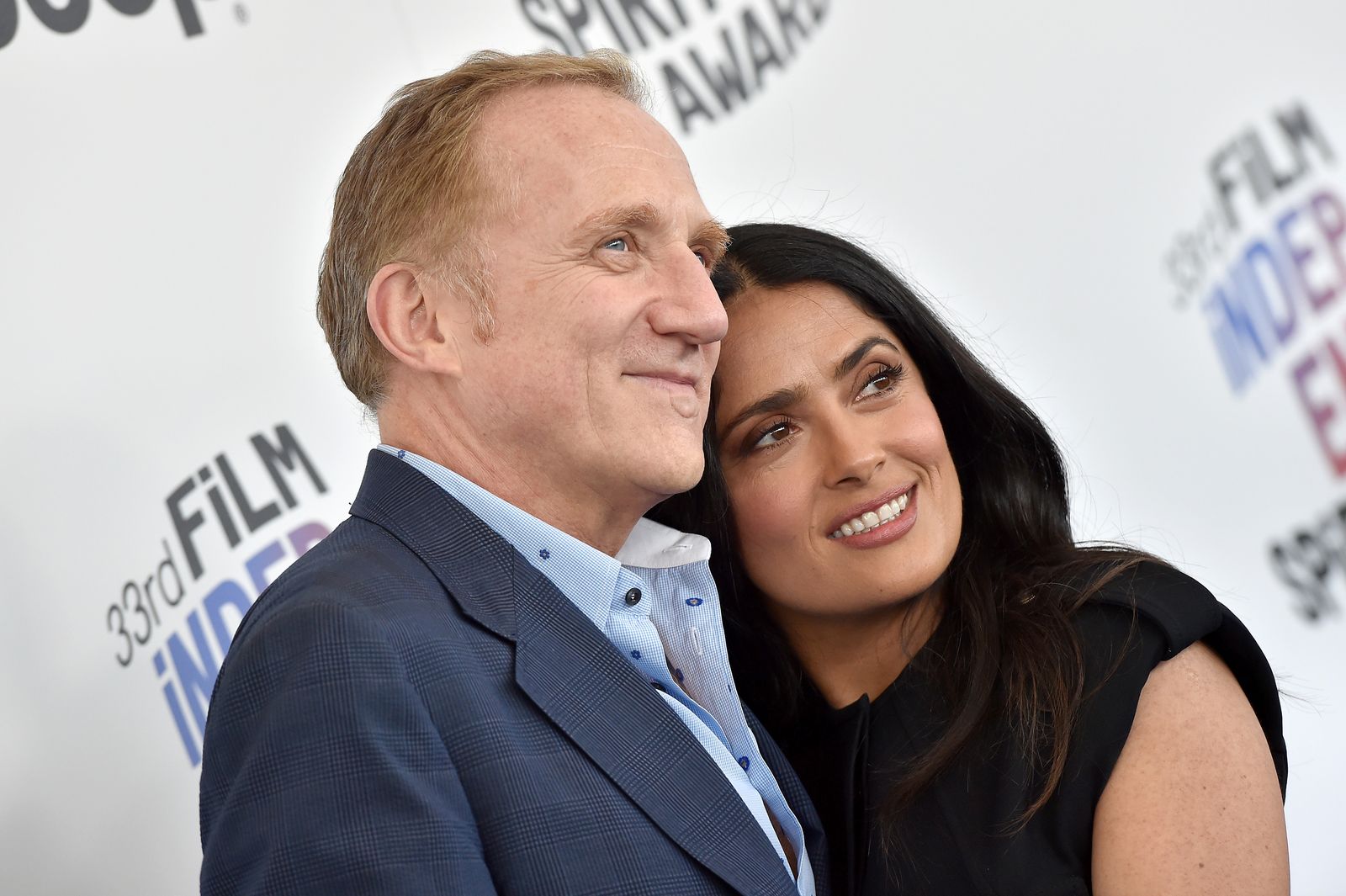 Francois-Henri Pinault and actress Salma Hayek at the Film Independent Spirit Awards on March 3, 2018, in Santa Monica, California | Photo: Axelle/Bauer-Griffin/FilmMagic/Getty Images