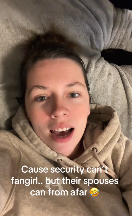 Suzie Drew explaining her encounter with Taylor Swift through her husband in a video posted on November 29, 2024 | Source: TikTok.com/@suziedrew