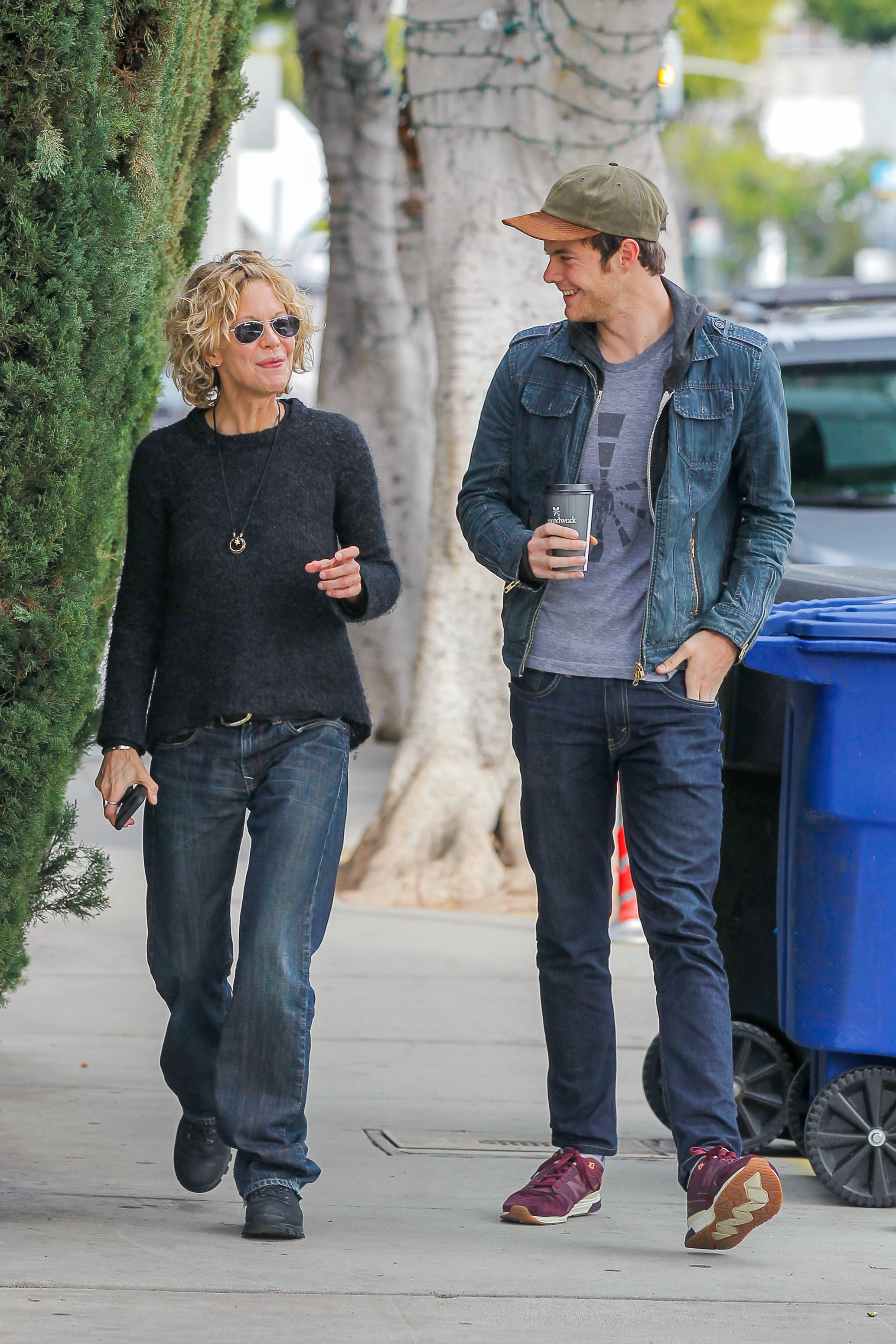 Meg Ryan and her son Jack in New York in 2016 | Source: Getty Images