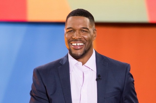 Michael Strahan at “Good Morning America” at the Rumsey Playfield, Central Park on July 6, 2018 | Source: Getty Images/GlobalImagesUkraine