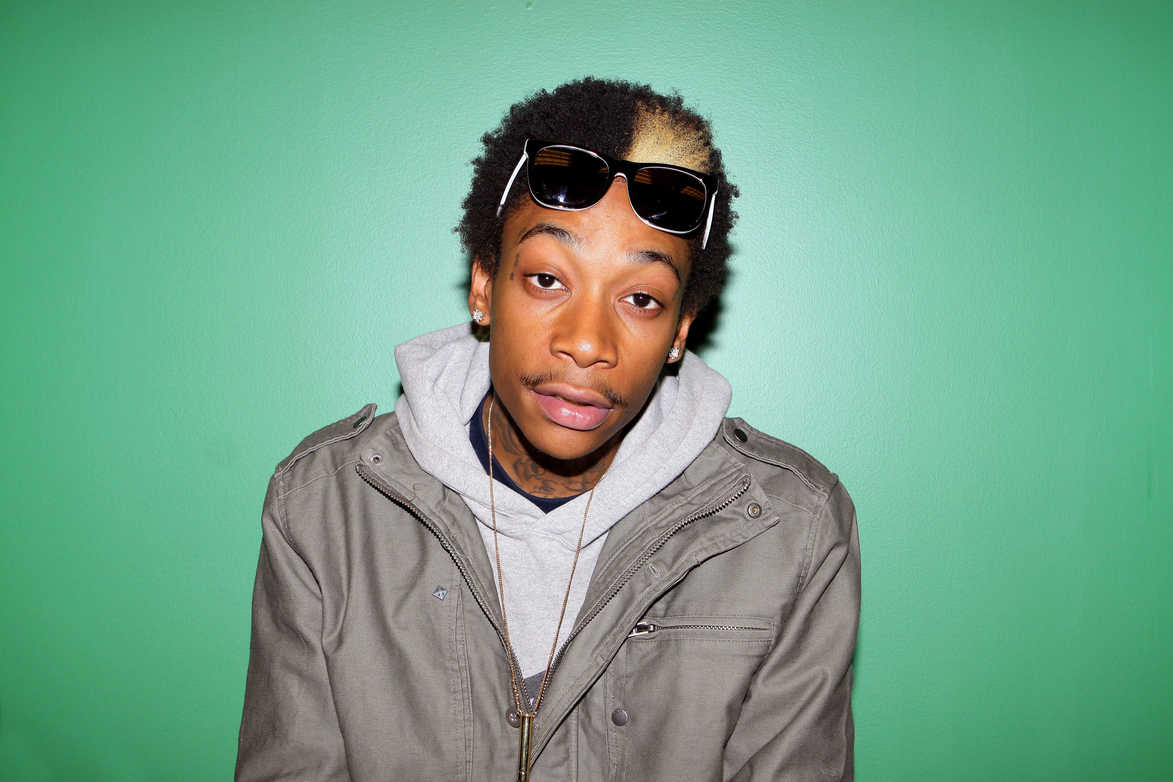 Wiz Khalifa photographed during his visit to the WGCI-FM "Coca-Cola Lounge" on March 22, 2011, in Chicago, Illinois. | Source: Getty Images