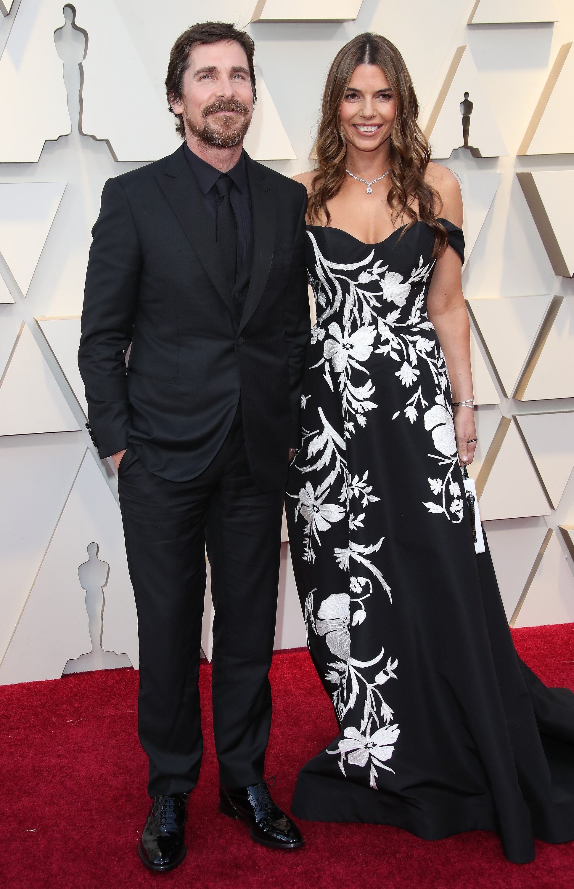 Christian Bale and Sibi Blažić at the 91st Annual Academy Awards on February 24, 2019 | Source: Getty Images