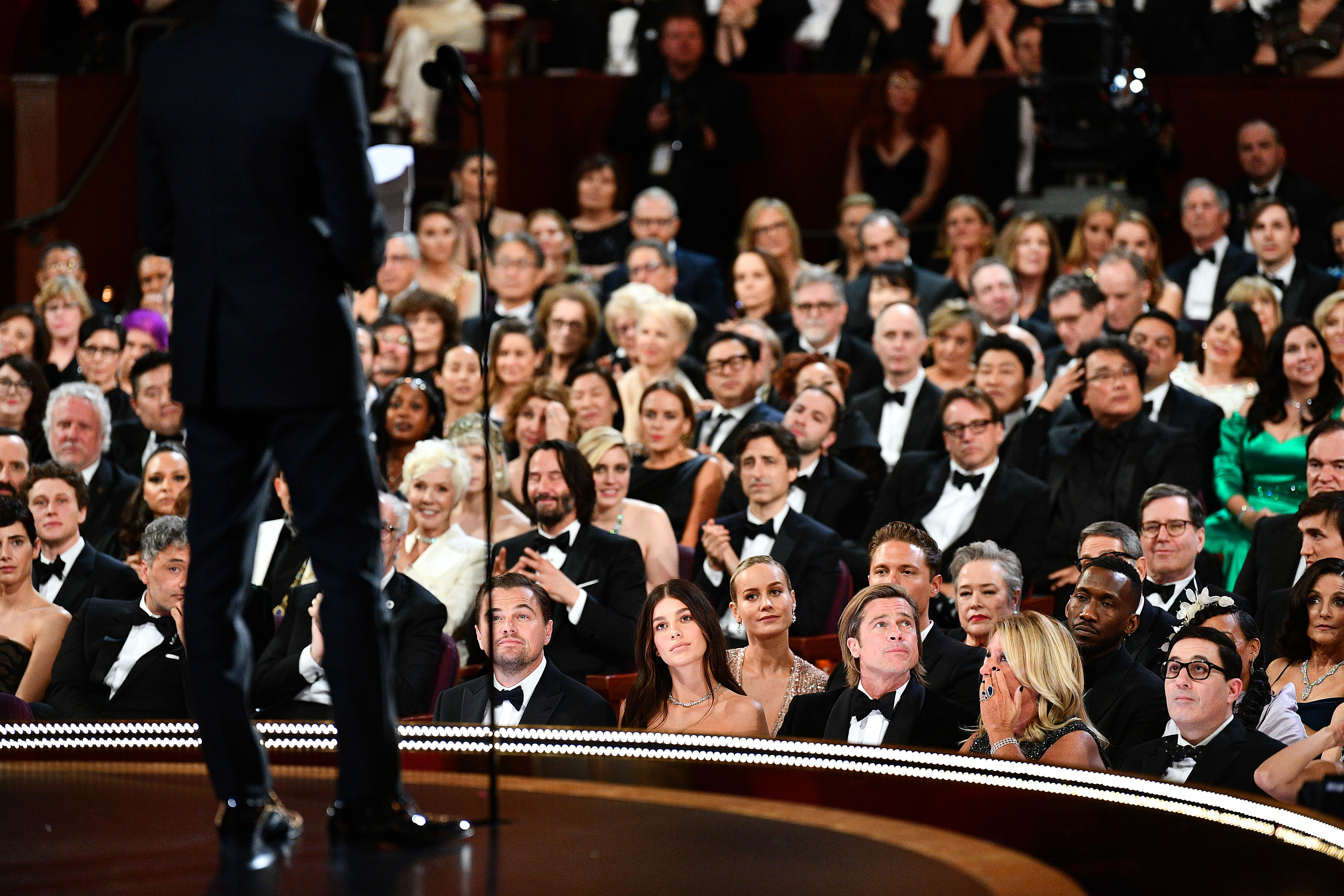 Leonardo DiCaprio, Brie Larson, Brad Pitt, Kathy Bates, and others, 2020 | Source: Getty Images
