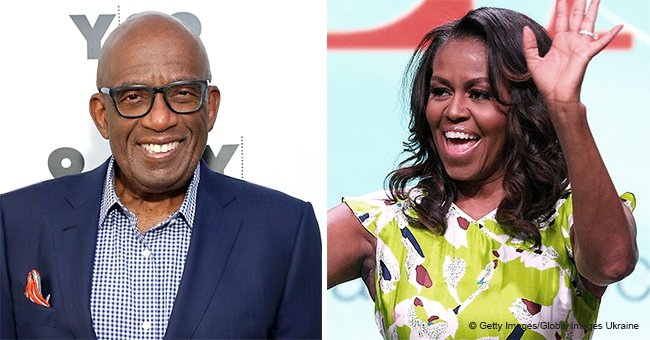 Michelle Obama stuns in white dress in recent pictures with Al Roker