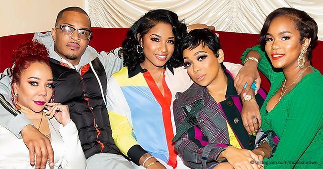 T.I, Tiny Harris and Monica Brown Celebrate T.I.’s Late Sister with Family Members and Friends