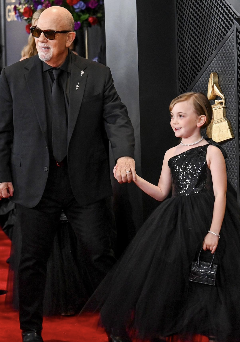 Billy Joel and his daughter Della Rose at the Grammy Awards as seen in an Instagram carousel dated February 4, 2024 | Source: Billy and Alexis Joel with their daughters, Della Rose and Remy Anne | Source: Instagram.com/entertainmenttonight/