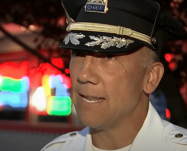 Washington Township Police Chief Patrick Gurcsik during an interview. | Photo: YouTube/6abc Philadelphia