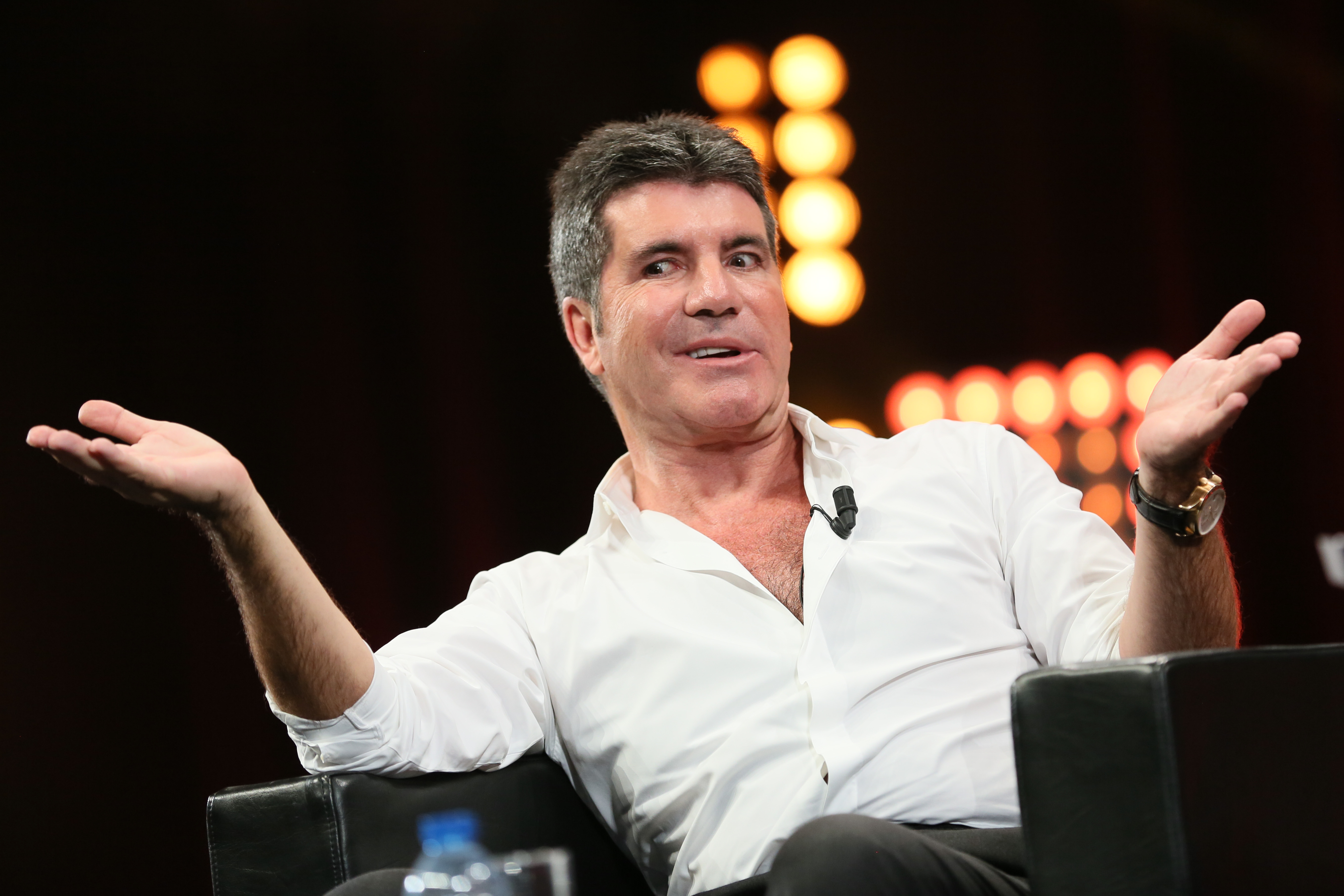 Simon Cowell when he was honored as MIPCOM Personality of the Year in Cannes in 2014 | Source: Getty Images