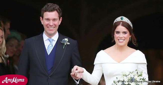 Pincess Eugenie's official wedding portraits have finally been revealed