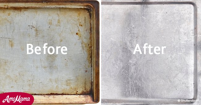 One of the most effective ways to clean stained bakeware
