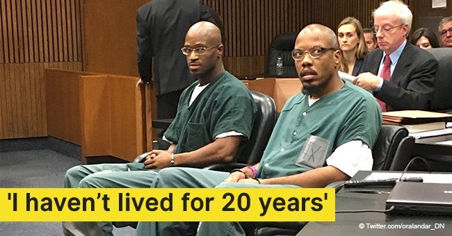 2 black men are finally free after spending 20 years in prison for a murder they didn't commit