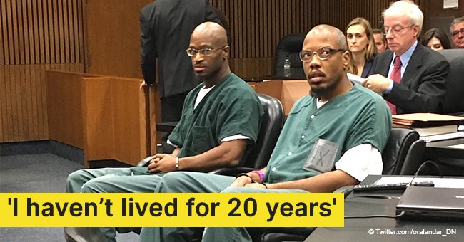 Two black men are finally free after spending 20 years in prison for a murder they didn't commit