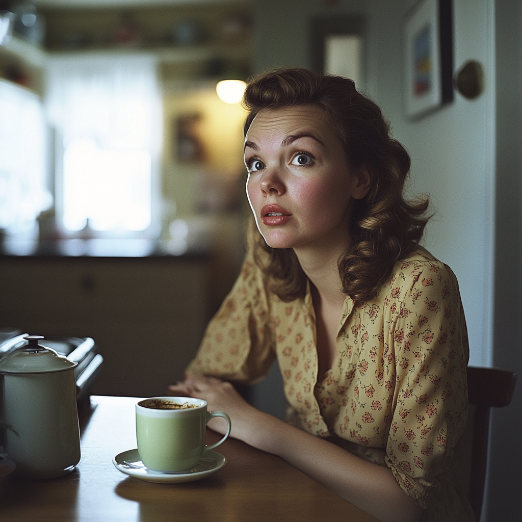 An upset and concerned woman | Source: Midjourney