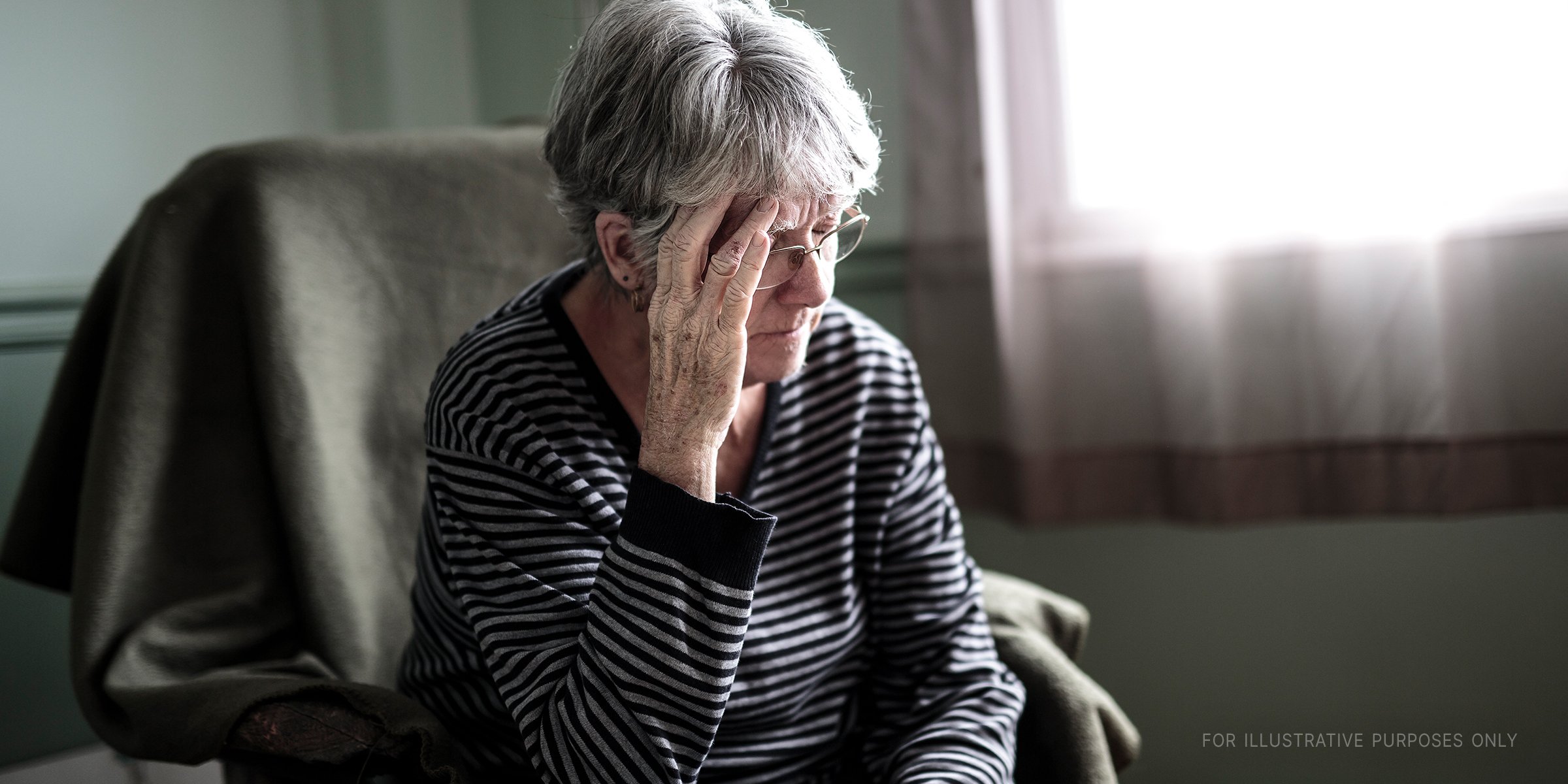 Old woman worried. | Source: Getty Images