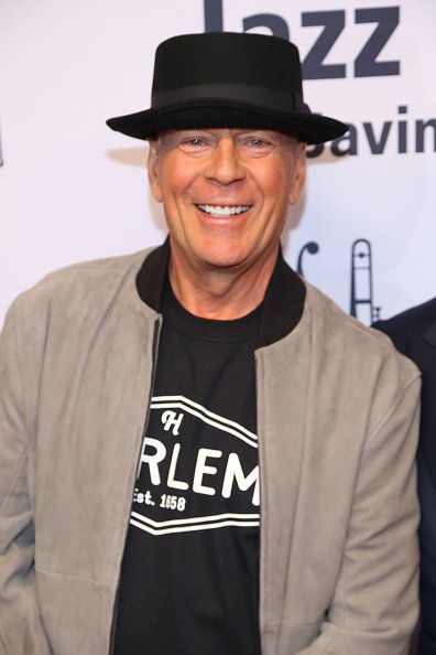 Bruce Willis à la 17e édition de la soirée Une grande nuit à Harlem, à New York. Photo: Getty Images.