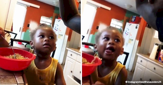 I'm not your friend,' Little girl hilariously scolds dad for eating her food in viral video