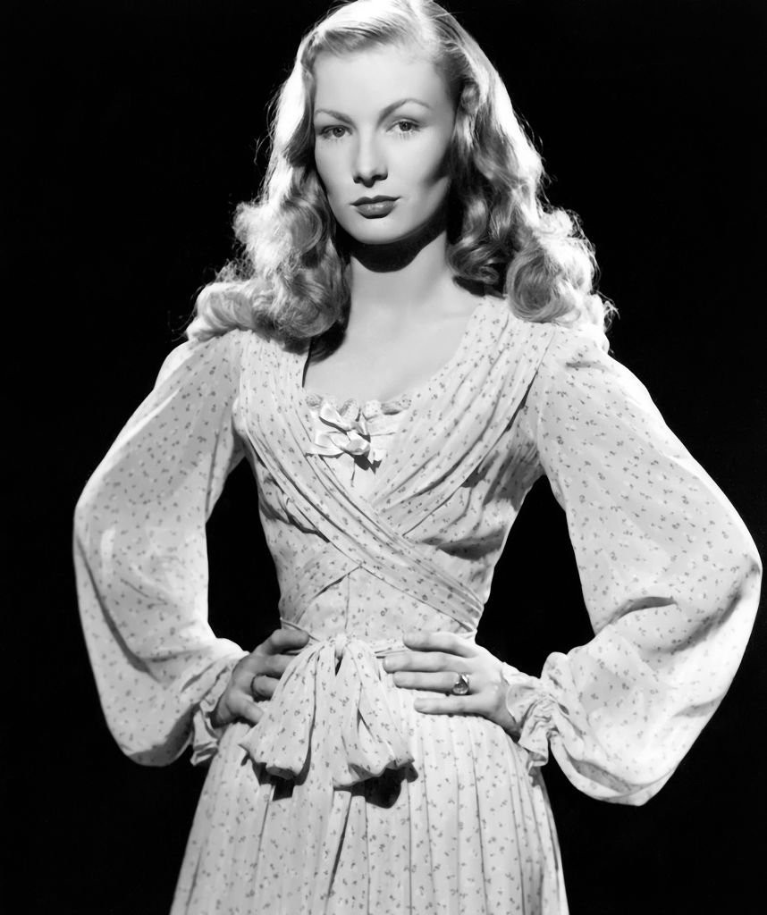 Actress Veronica Lake in a scene from the movie "Ramrod" on January 01, 1947 | Photo: Getty Images