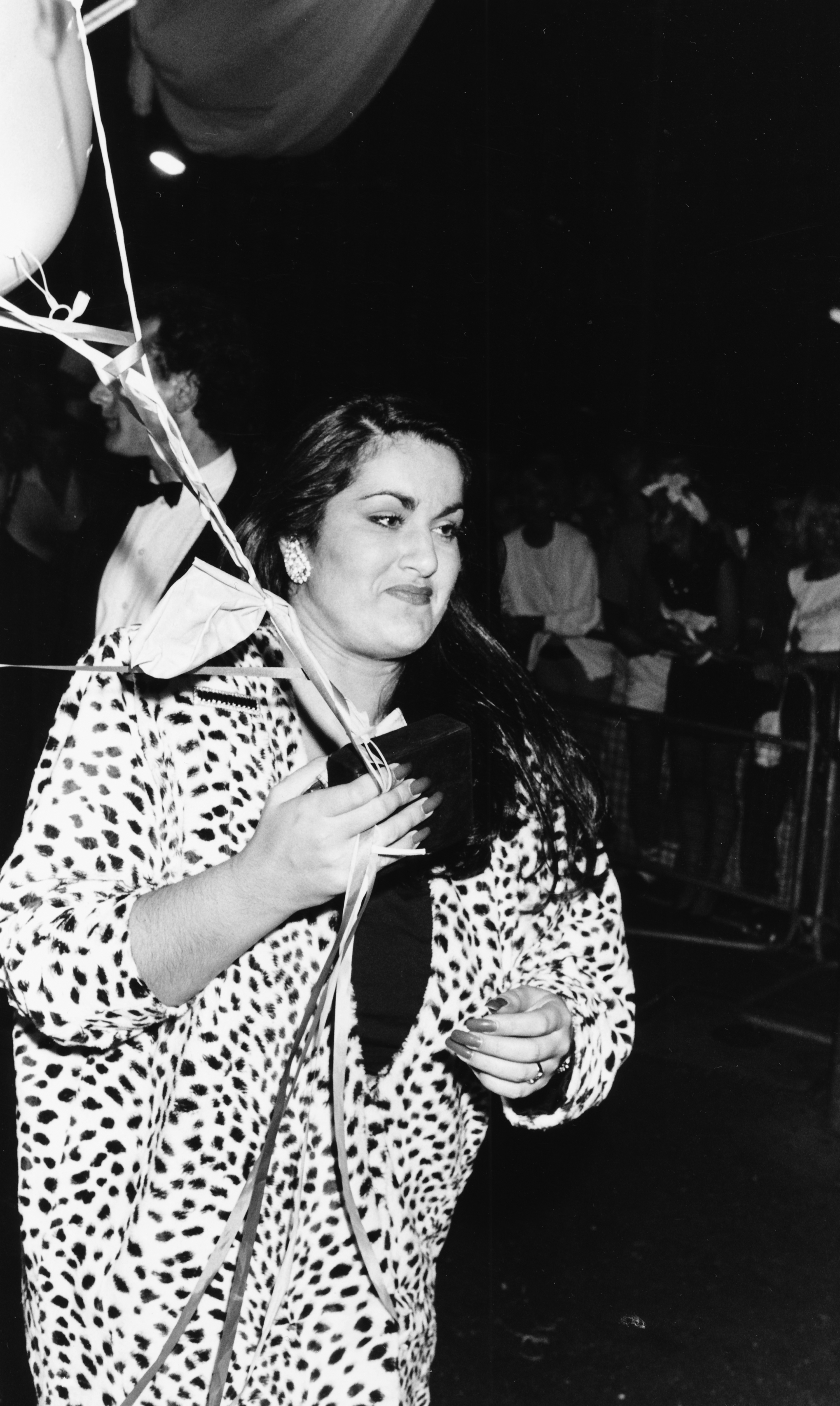Melanie Panayiotou at the "Wham!" farewell party on July 8, 1986 in London, England | Source: Getty Images